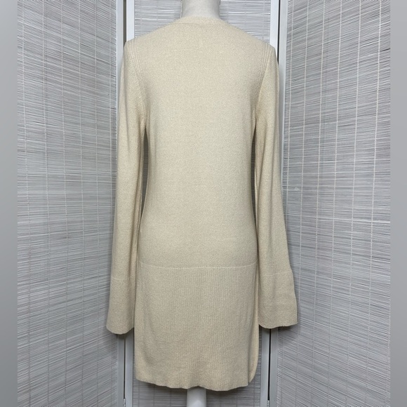 Free People Criss Cross Tunic Sweater Cream Size M - Picture 5 of 8